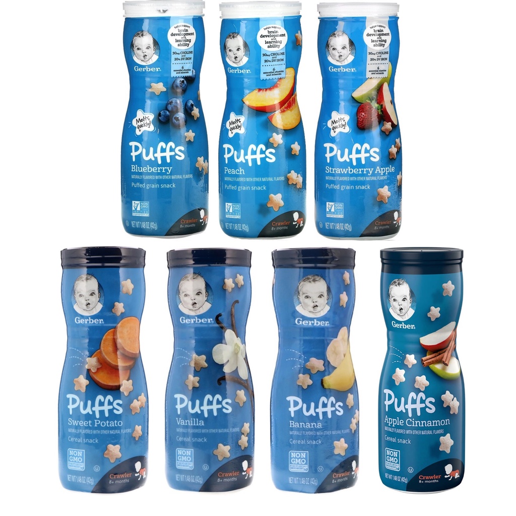 Gerber puff hot sale cereal