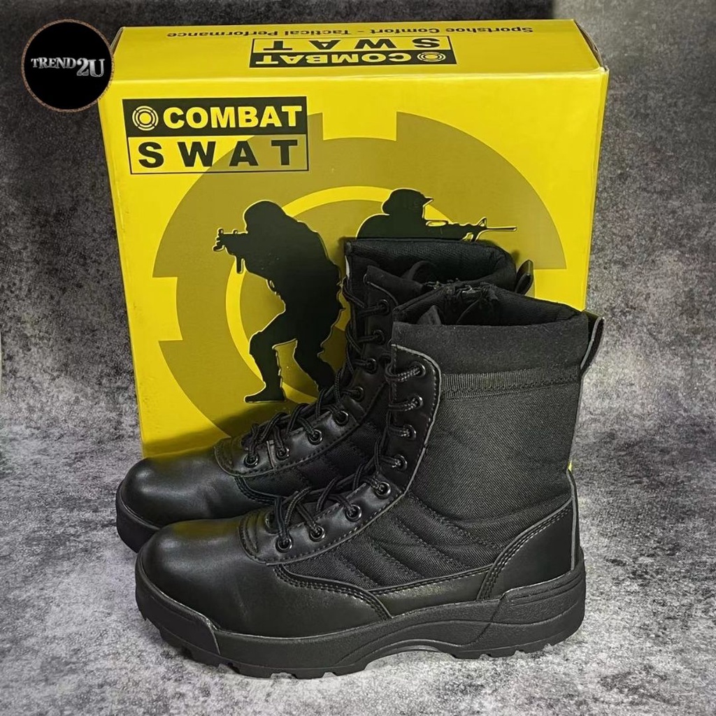 Original swat boots steel hot sale toe