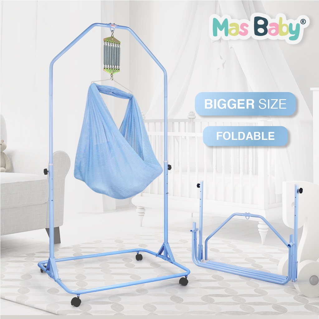 Baby spring cot store stand