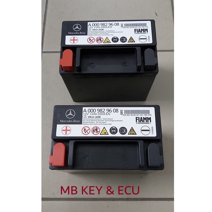 Mercedes w204 clearance auxiliary battery