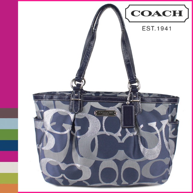 Coach optic signature discount purse