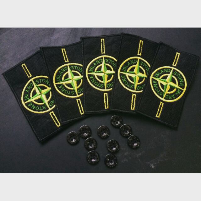 Stone island cheap patch logo