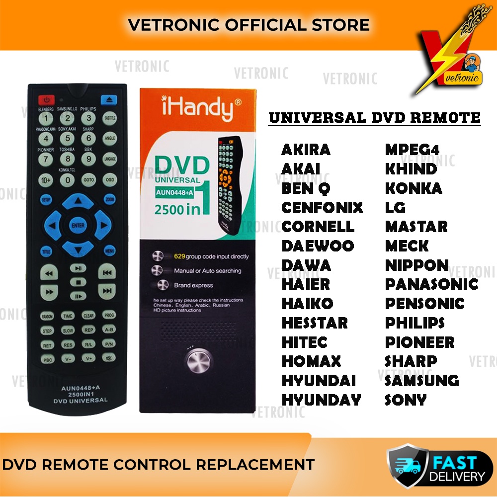 Dvd deals universal remote