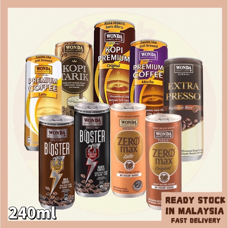 Wonda Coffee Can Drink 240ml | Shopee Malaysia