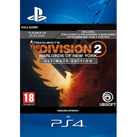 The division 2 warlords of new shop york ultimate edition ps4