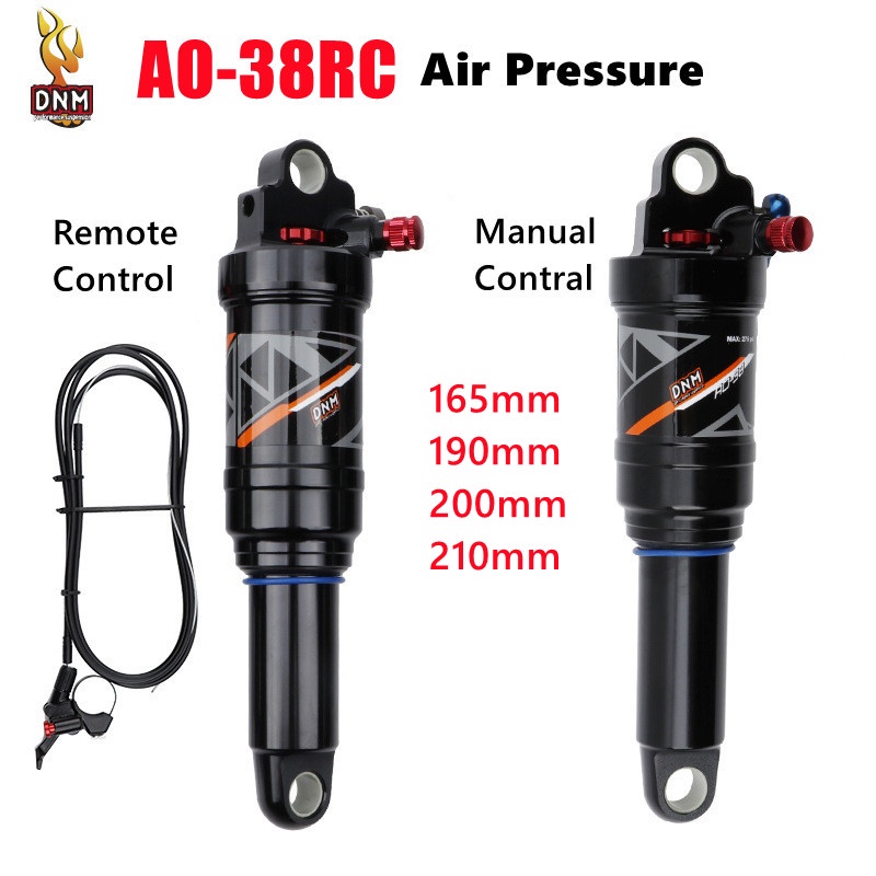 Dnm mountain bike air best sale rear shock with lockout 165mm