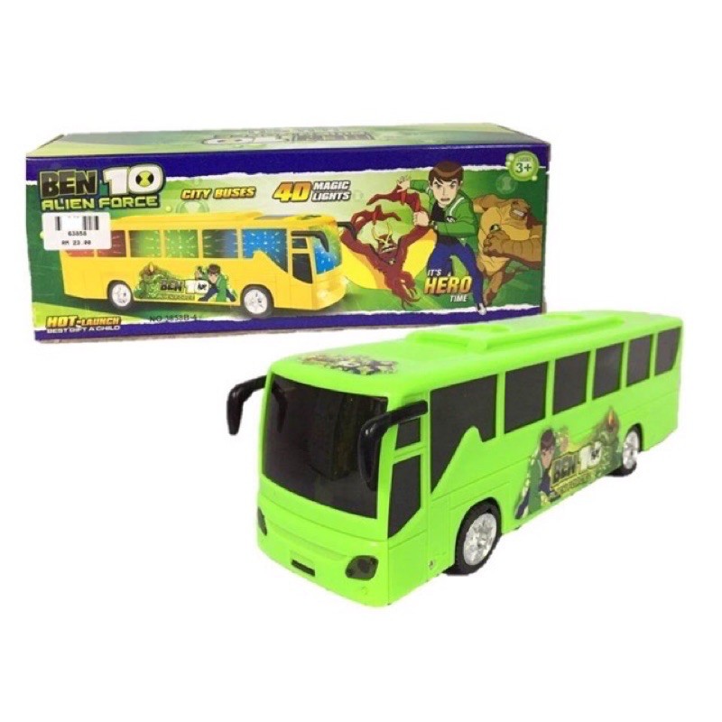 Ben 10 hot sale bus toy