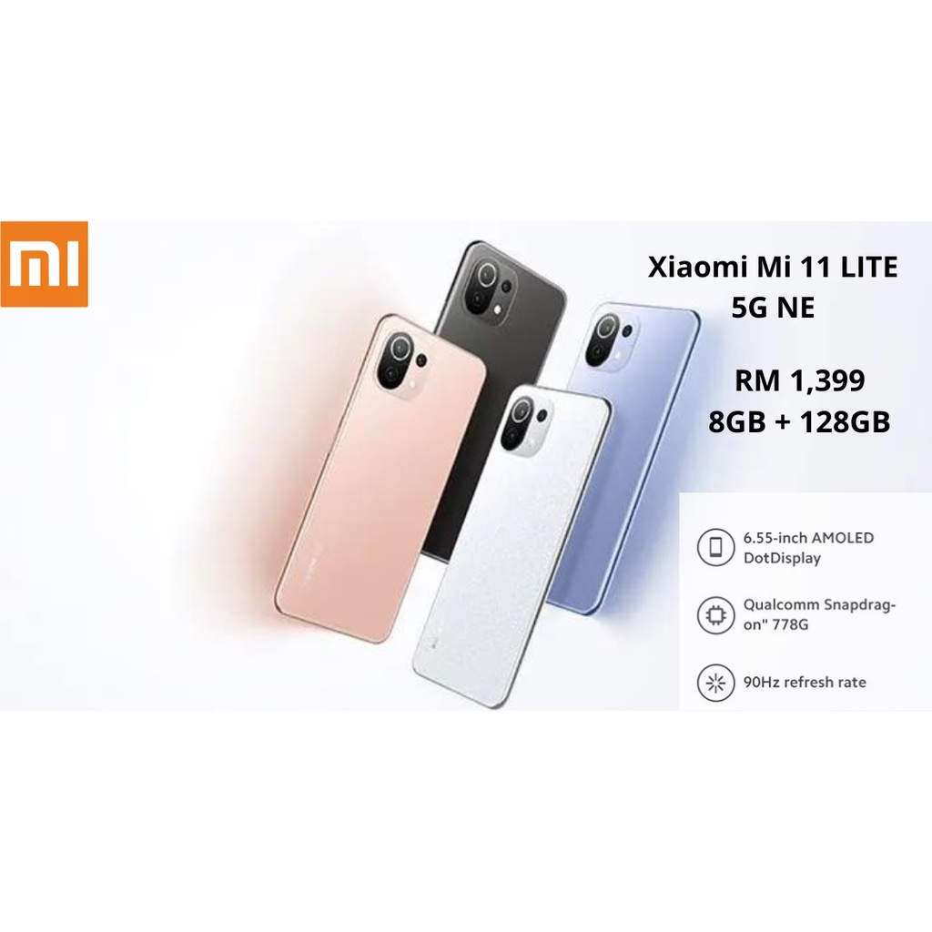 Xiaomi Mi 11 Lite 5G-Pink-8GB - 128GB