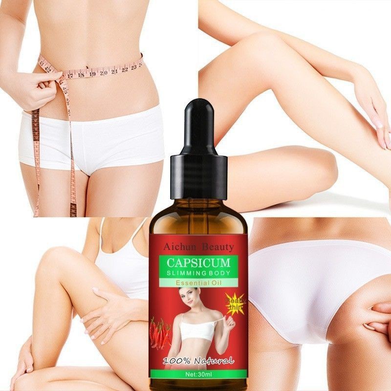 Ready Stock Aichun Beauty Capsicum Slimming Body Essential Oil