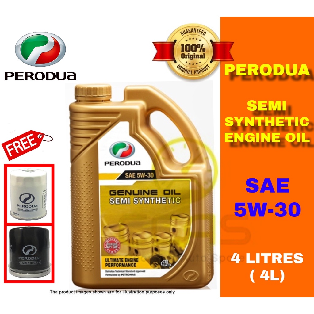 Kuching Car Care Sdn Bhd PERODUA SEMI SYNTHETIC ENGINE OIL, 49% OFF