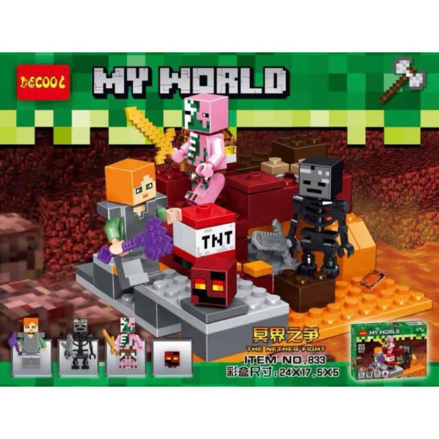 My world hot sale lego minecraft