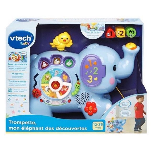 Vtech pull & discover best sale activity elephant