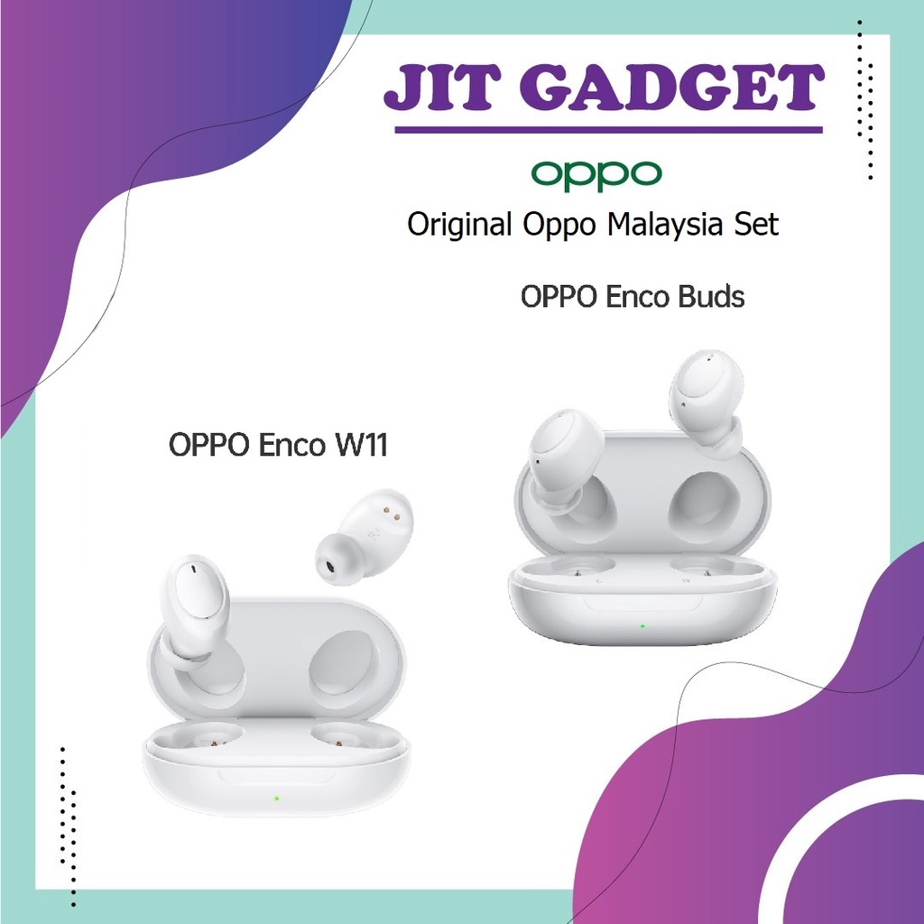 OPPO Enco W11 I Enco Buds I Enco Air I Enco Free I Enco W31 I True Wireless Headphones Original OPPO Malaysia