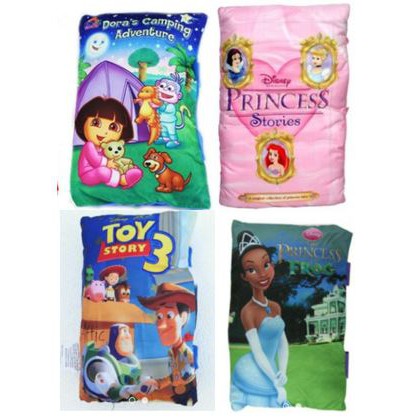 Disney storybook Pillow Book Toys Story Dora Princess Shopee