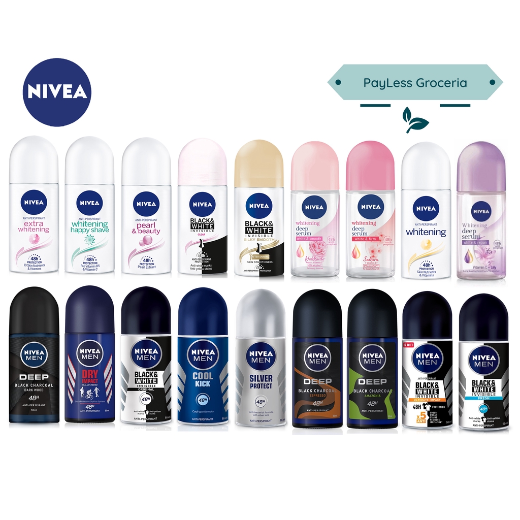 udmelding renovere travl Nivea Deodorant Roll on 50ml (Local Stock) | Shopee Malaysia