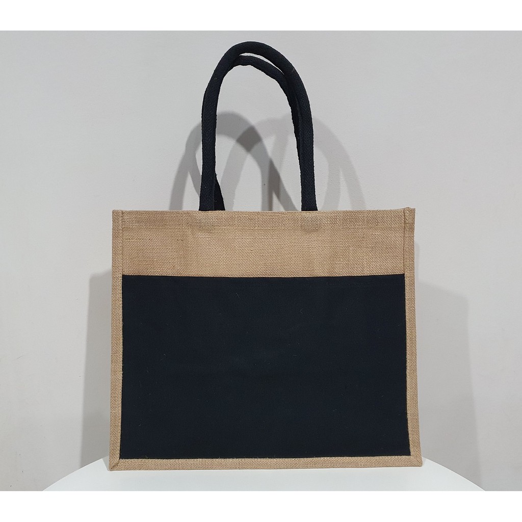 Jute bag best sale with pocket