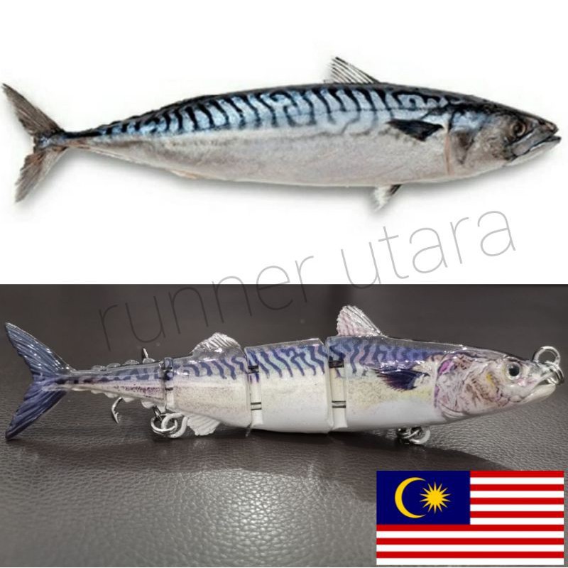 Fishing lure Swimbait ikan Tongkol Tuna Gewang Minnow Casting