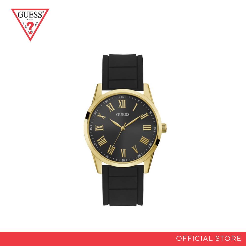 Guess black outlet dial watch