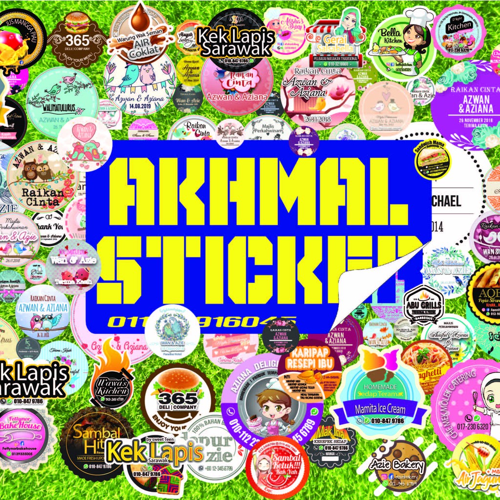 Akhmal Sticker, Online Shop | Shopee Malaysia
