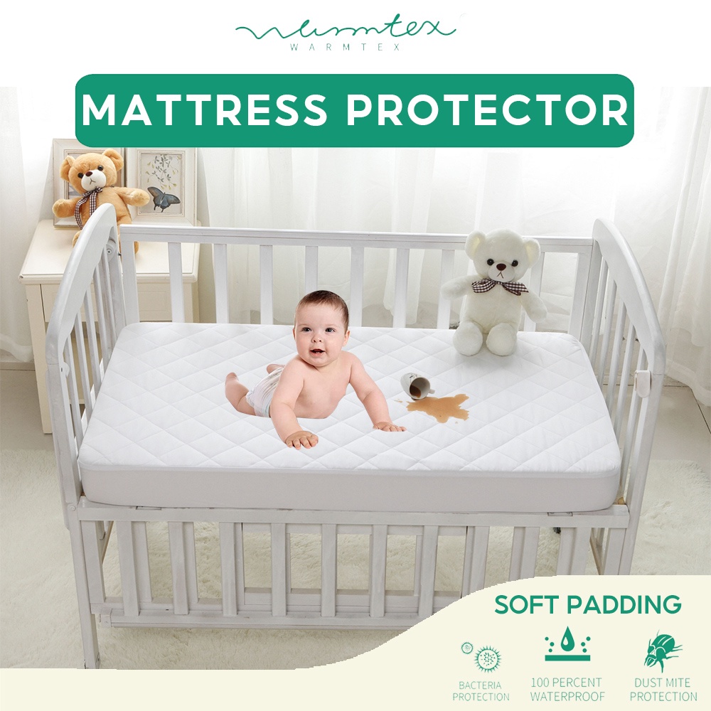 Baby bed on sale waterproof mattress cover