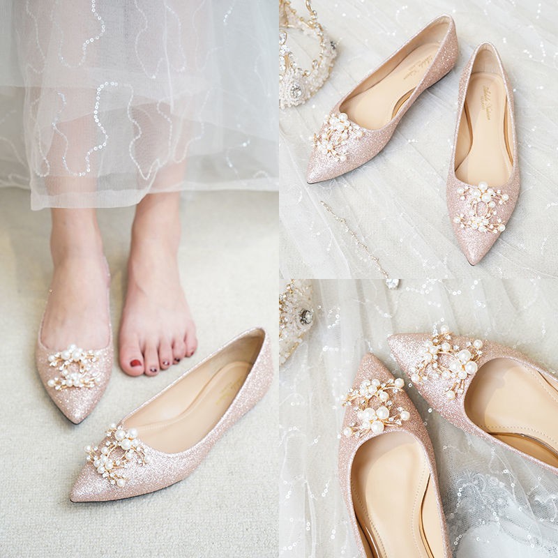 Bridal flats size on sale 11