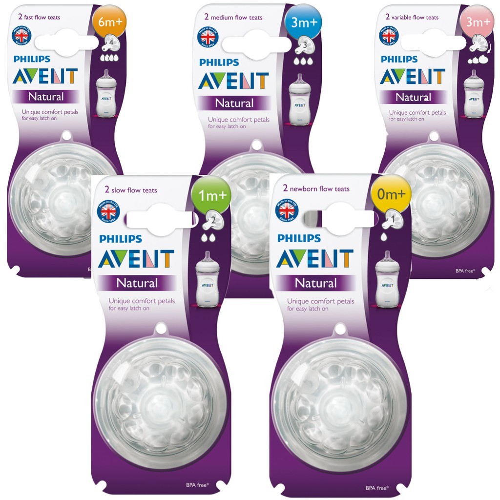 Natural teat hot sale avent