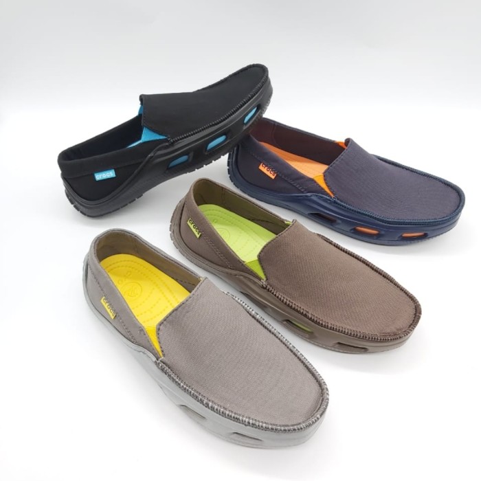 Crocs Tideline Sport Canvas Men s Casual Shoes Shopee Malaysia