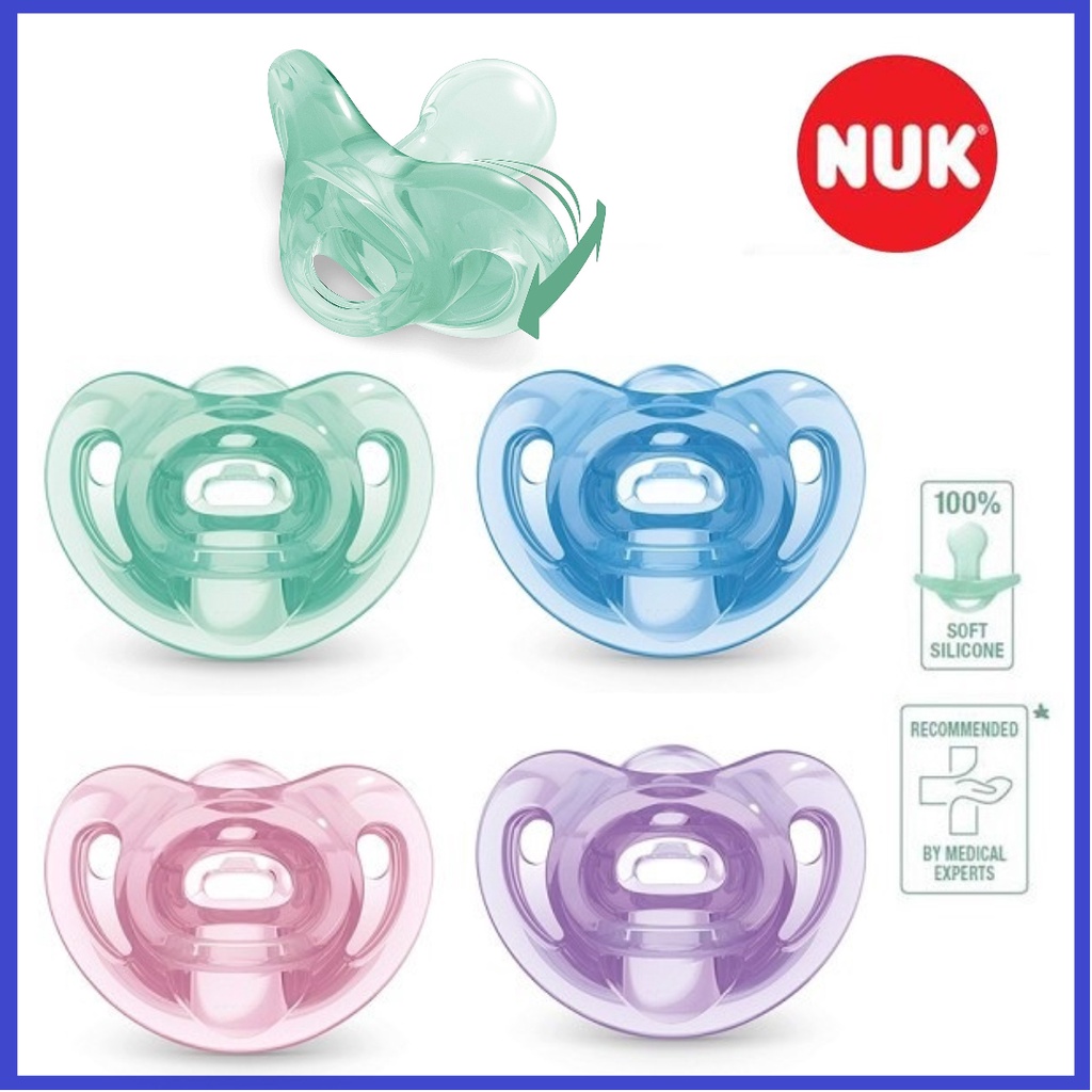 Nuk 100 best sale silicone pacifier