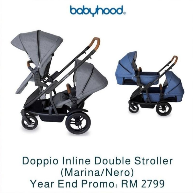 Babyhood doppio outlet pram