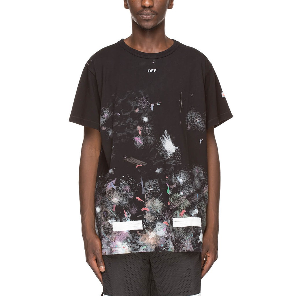 Off white discount galaxy t shirt