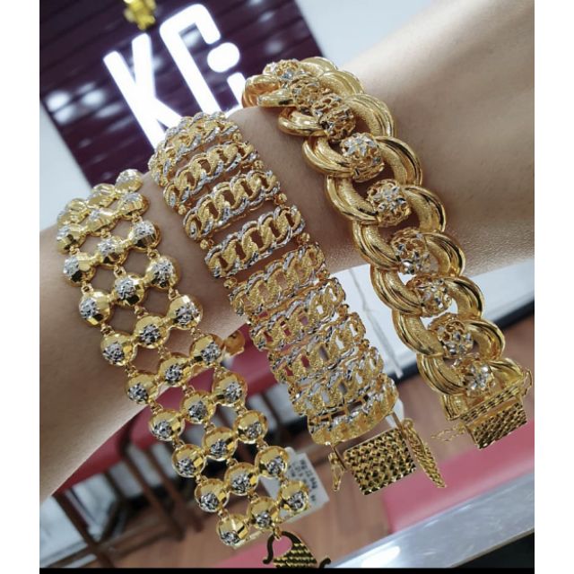 gelang LV EMAS USED TULEN 916 RM250/G