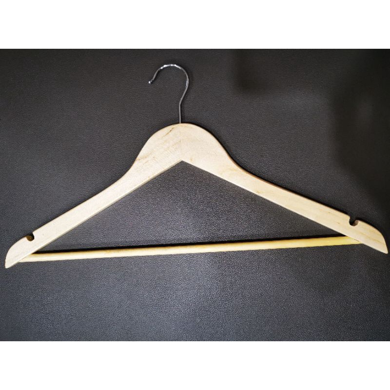 6pcs Triangular Wooden Hanger for Adult (Solid Wood)