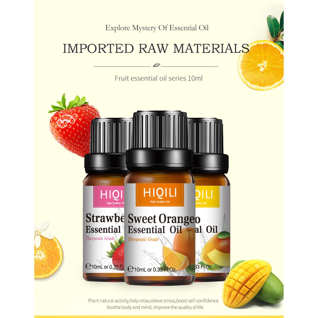 HIQILI Mango Fragrance Oil 10ML Diffuser Aroma Essential Oil