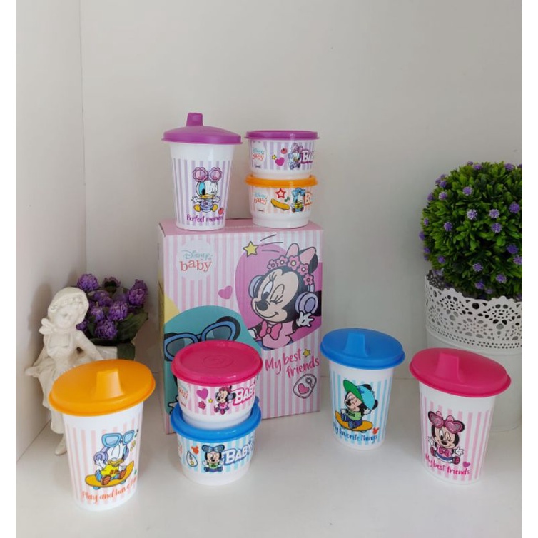  Tupperware Disney Snack Cups, 125ml, Set of 4 : Toys