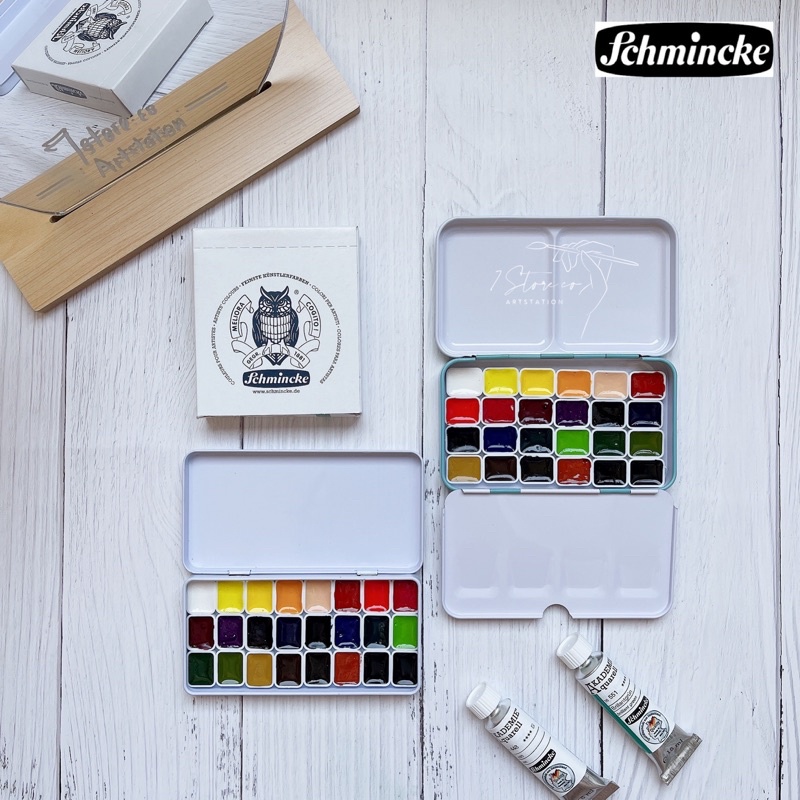 Akademie Watercolors, Set of 24 Full Pans | Schmincke