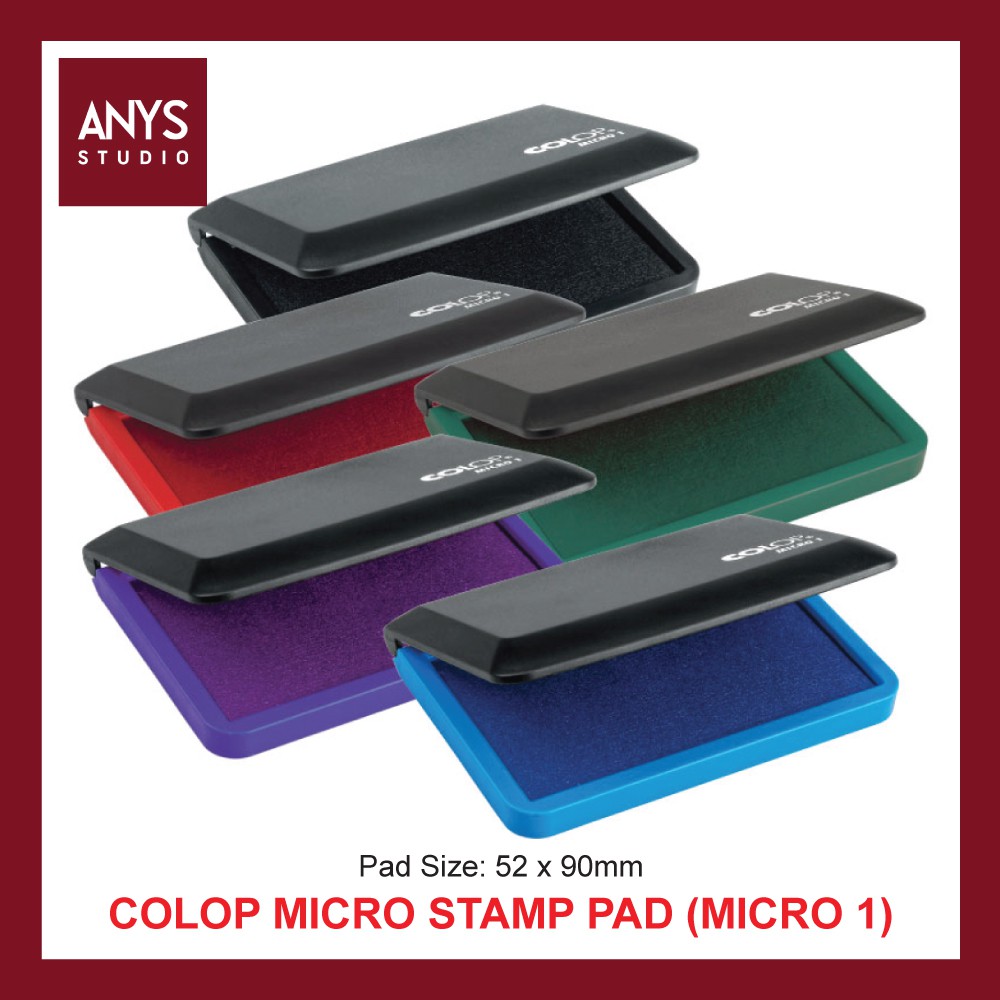 INKPAD for RUBBER STAMPS Violet Colop Micro 1 