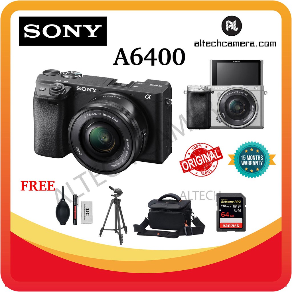 Sony A6400 Body Silver (Kit Box, Body Only)