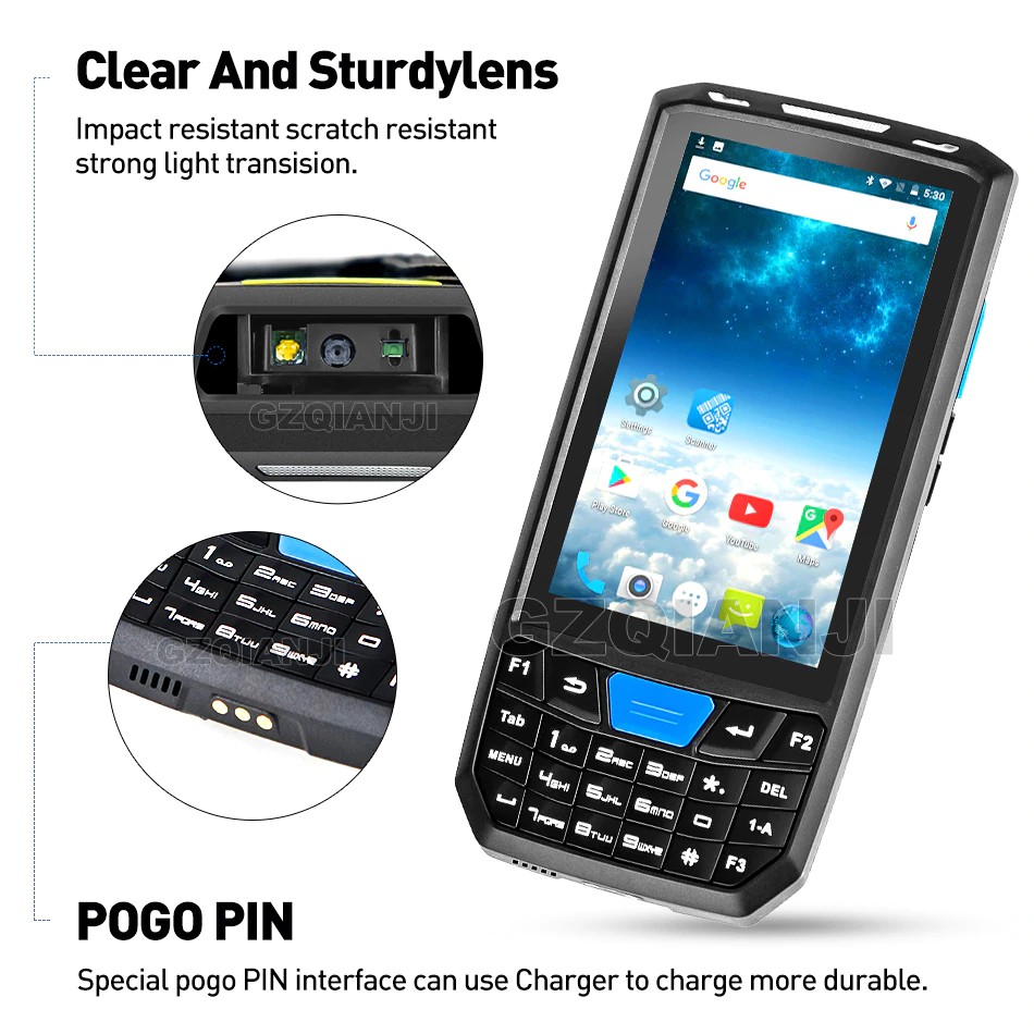 New Android 8 PDA Rugged Handheld Terminal Data Collector Terminal