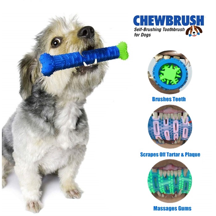 Self brushing shop toothbrush for dogs