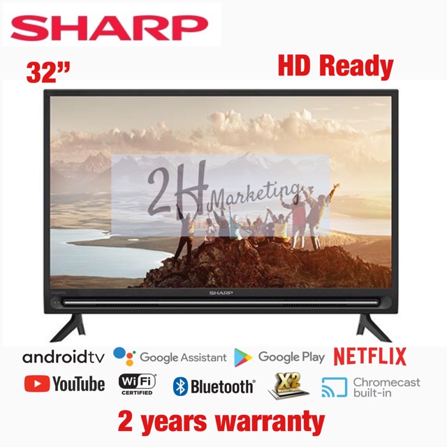 SHARP 32” 2TC32BG1X ANDROID HD Ready LED TV | Shopee Malaysia