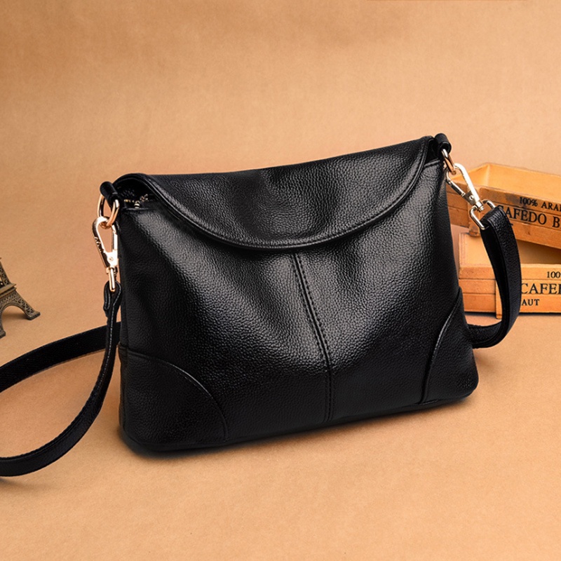 Fossil leather messenger online bag women's