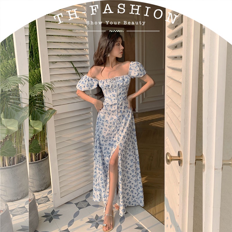 Off shoulder hot sale dress shopee