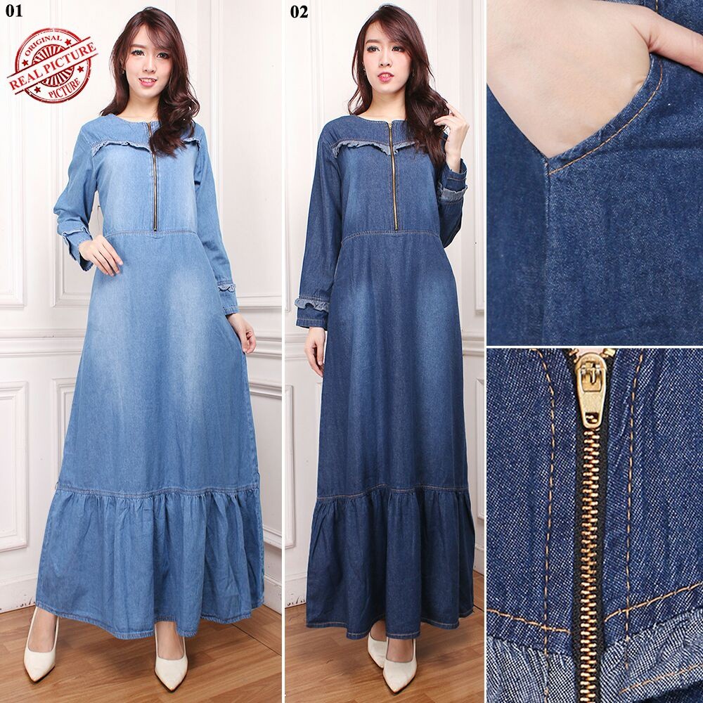 Jeans long outlet dress