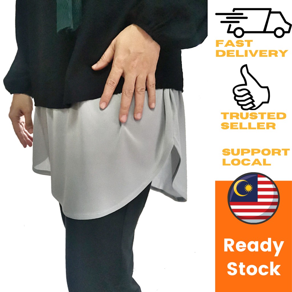 Mini skirt hotsell extender muslimah