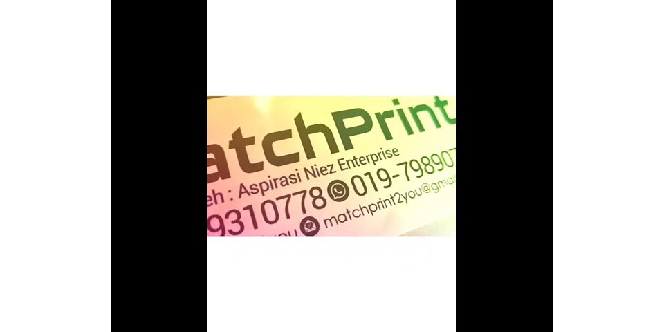 Match Print Segamat, Online Shop | Shopee Malaysia