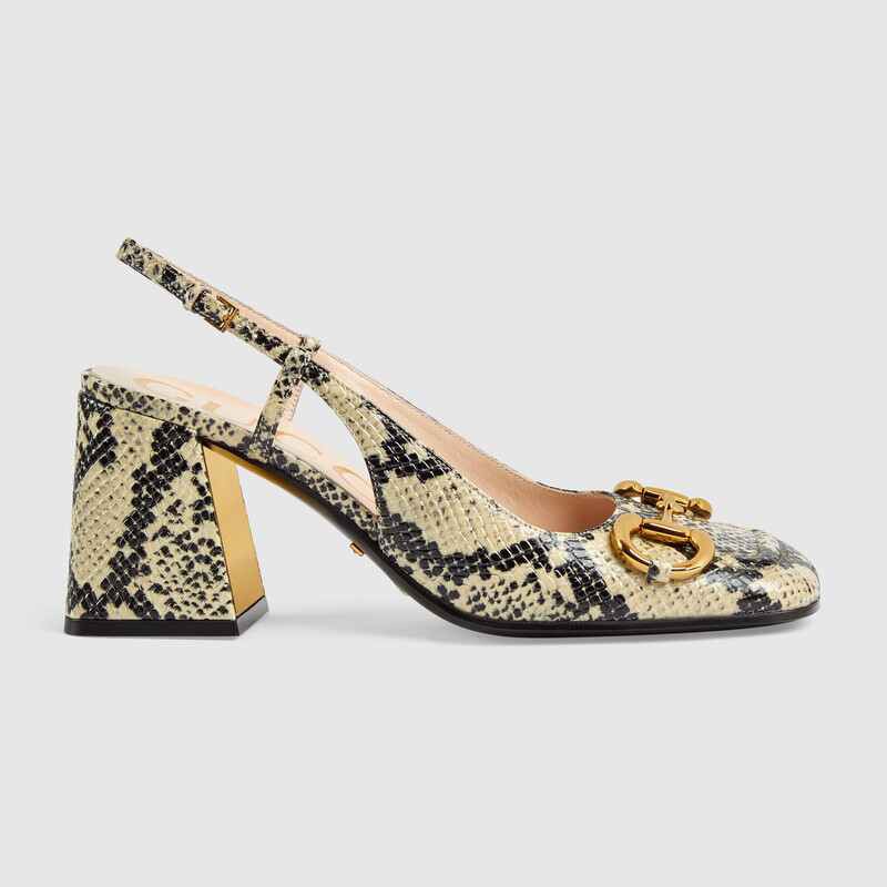 Gucci discount print heels