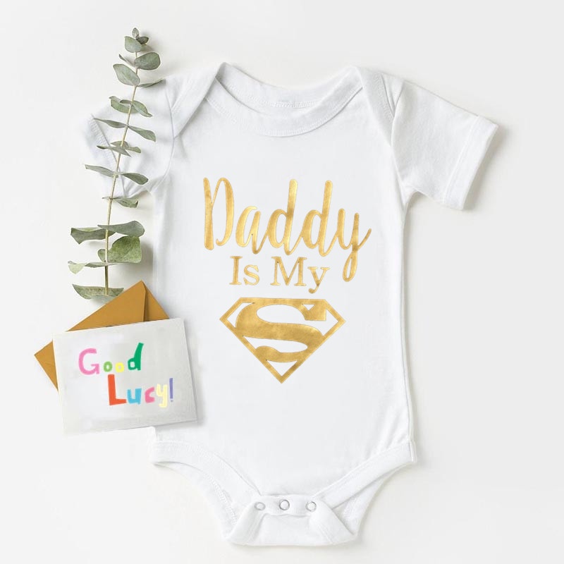 Newborn baby hot sale clothes daddy