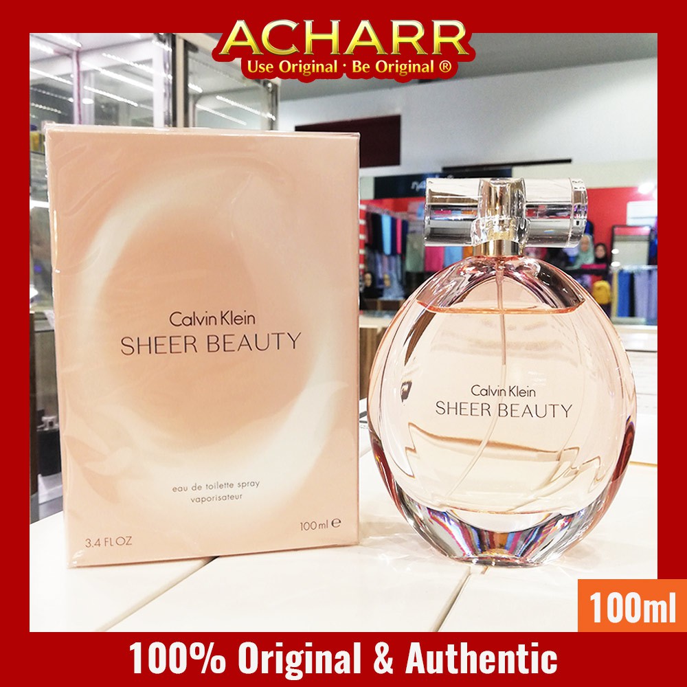 100% Original] CK Sheer Beauty EDT Perfume (100ml)