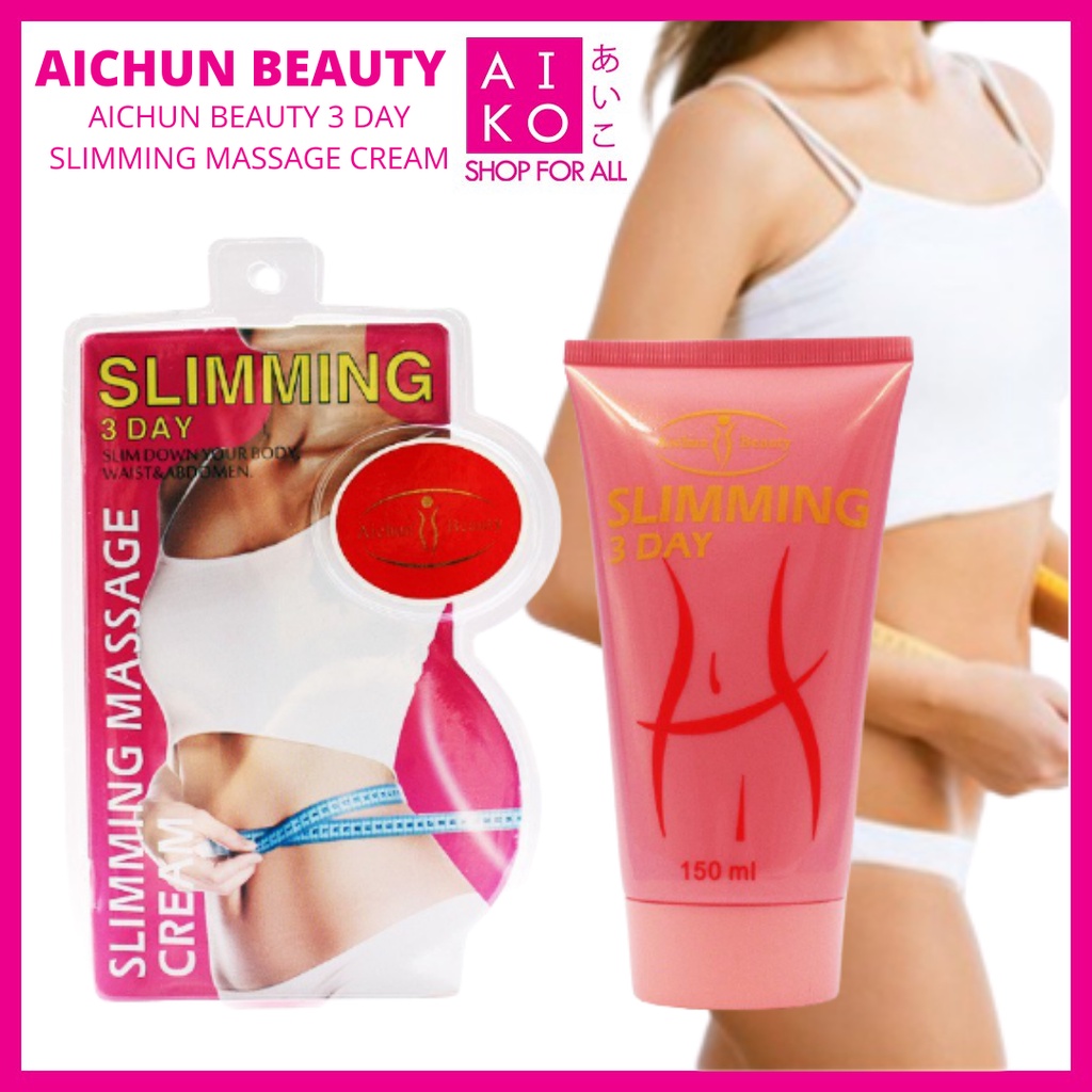 AIKO SLIMMING MASSAGE CREAM AICHUN BEAUTY 3 DAY SLIMMING MASSAGE