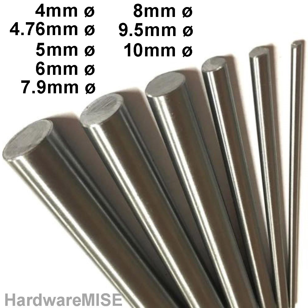 304 Rod Stainless Steel Shaft SS304 Round Bar 4mm 4.76mm 5mm 6mm 7.9mm 8mm  9.5mm 10mm Malaysia Supplier